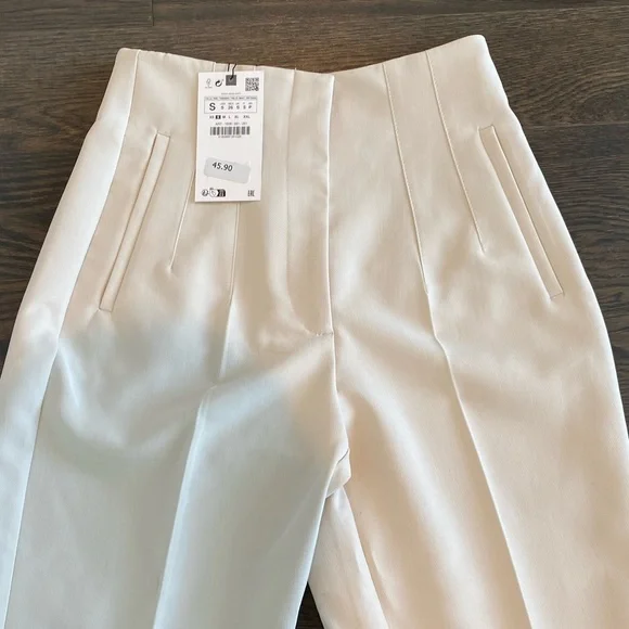 NWT Zara High Waisted Pants - Picture 7 of 7